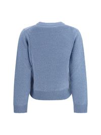GANNI Ganni Women Flowers Wool Sweater