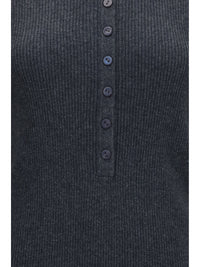 Lisa Yang Women Airi Henley Sweater In Cotton And Cashmere