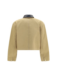 BALENCIAGA Balenciaga Women Heavy Cotton Cropped Jacket