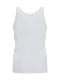 Dolce & Gabbana Men Marcello Ribbed Cotton Tank Top