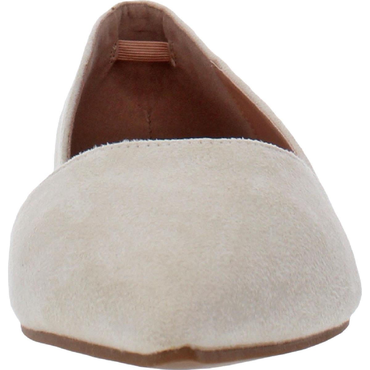Ester Womens Faux Suede Slip On D'Orsay