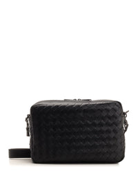Bottega Veneta Men Shoulder Bag With Woven Pattern