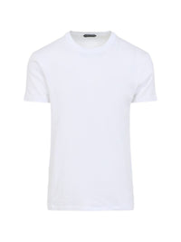 Tom Ford Men Perforated Ribbed T-Shirt