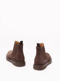 Brunello Cucinelli Men Suede Chelsea Boots