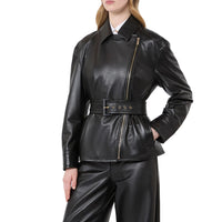 Max Mara Studio Max Mara Studio Nappa Leather Giusto Jacket Women