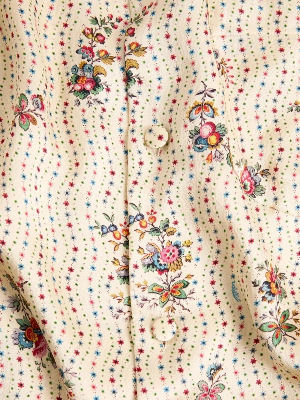 Valentino Garavani Men `Papier Floral` Bowling Shirt