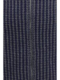 Versace Men Intarsia Wool Knit Zip Cardigan