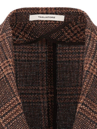Tagliatore Men Wool And Silk Prince Of Wales Blazer