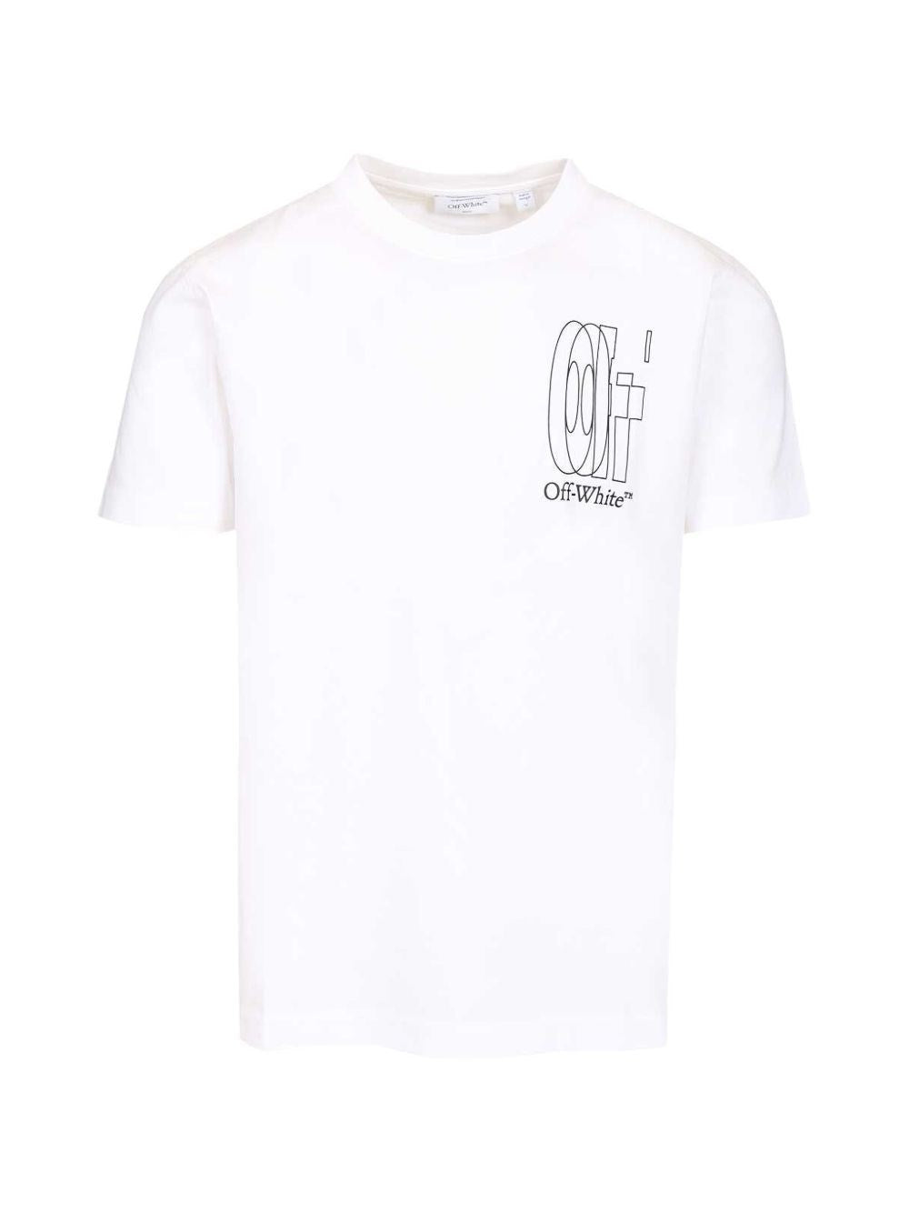 Off-White Men Outline Double Arrow Slim T-Shirt