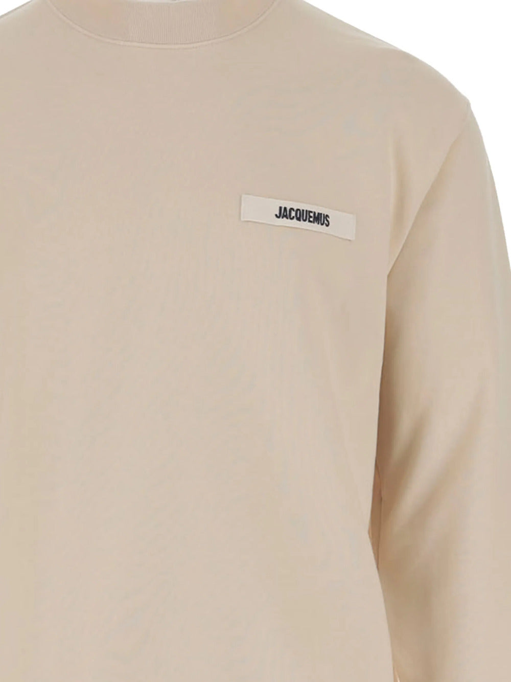 JACQUEMUS Jacquemus Men The Gros Grain Crewneck Sweatshirt With Logo Plaque