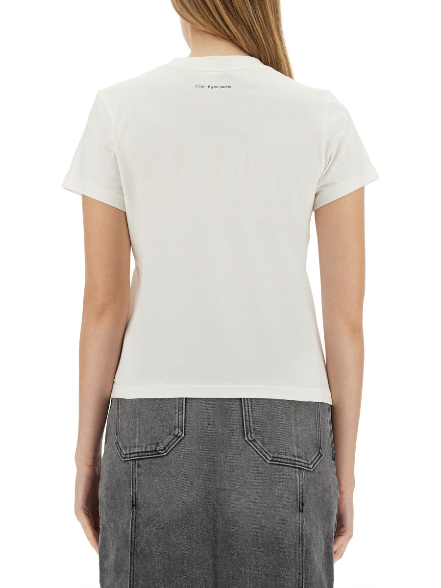 Courreges Women T-Shirt With Logo