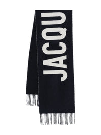 JACQUEMUS Jacquemus Unisex Scarf With Embroidered Logo