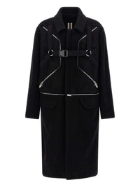 RICK OWENS Rick Owens Men Blixa Jumbo Mac Zip-Up Coat