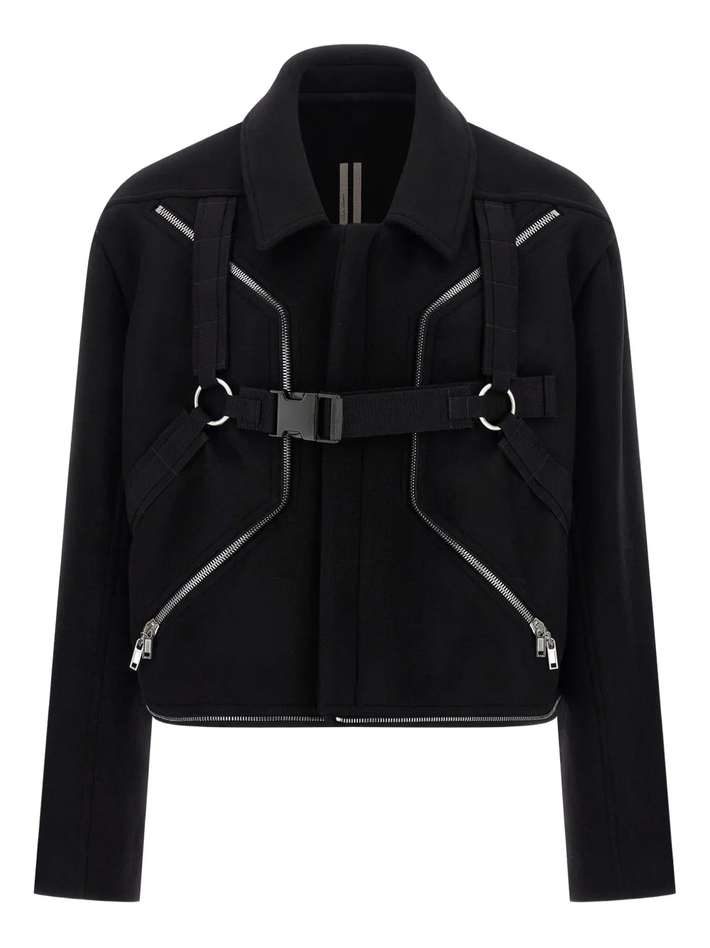 RICK OWENS Rick Owens Men Blixa Jumbo Mac Zip-Up Coat