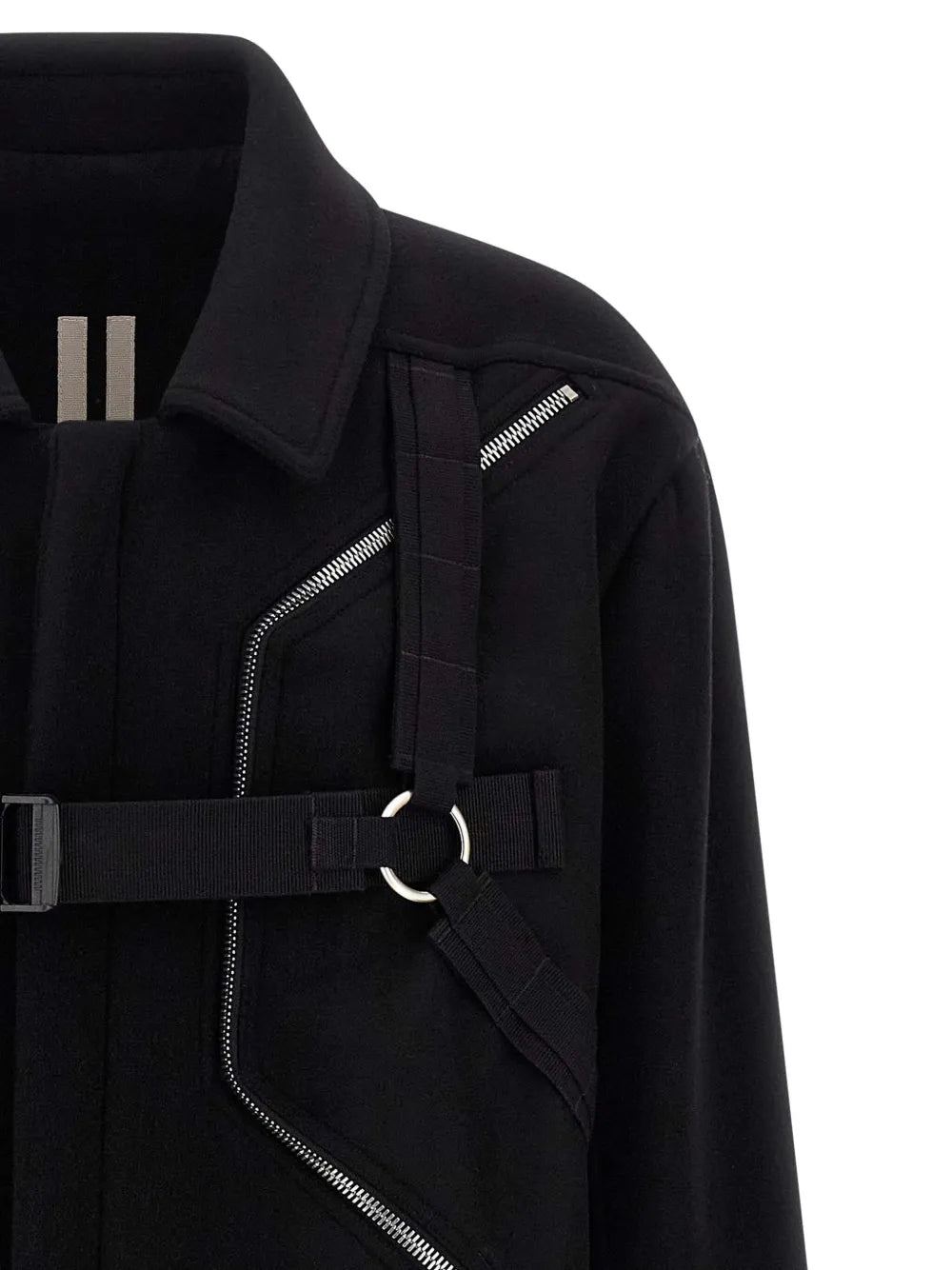 RICK OWENS Rick Owens Men Blixa Jumbo Mac Zip-Up Coat