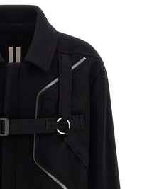 RICK OWENS Rick Owens Men Blixa Jumbo Mac Zip-Up Coat