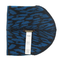 Roberto Cavalli ESZ026 D0174 Black/Aquamarine Jaguar Beanie Hat