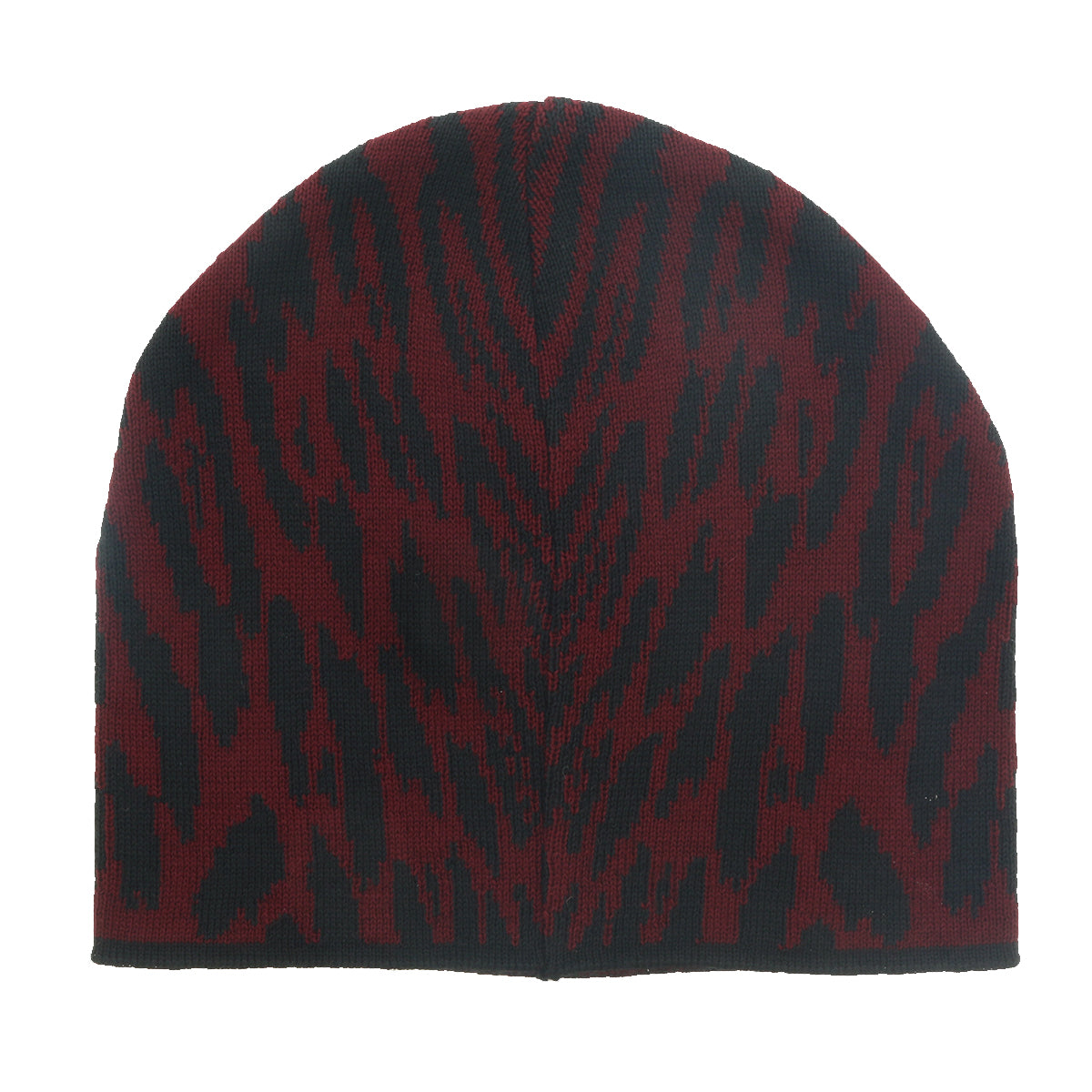 Roberto Cavalli ESZ026 02000 Maroon Jaguar Beanie Hat