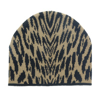 Roberto Cavalli ESZ026 03506 Camel Jaguar Beanie Hat