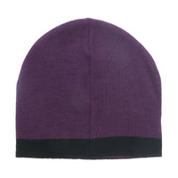 Roberto Cavalli ESZ027 03000 Purple Logo Beanie Hat
