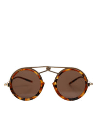 Dolce & Gabbana Dolce & Gabbana Gold Havana Frame DG Fatto A Mano Eyewea Women's Sunglasses