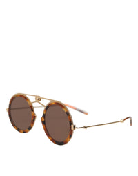 Dolce & Gabbana Dolce & Gabbana Gold Havana Frame DG Fatto A Mano Eyewea Women's Sunglasses