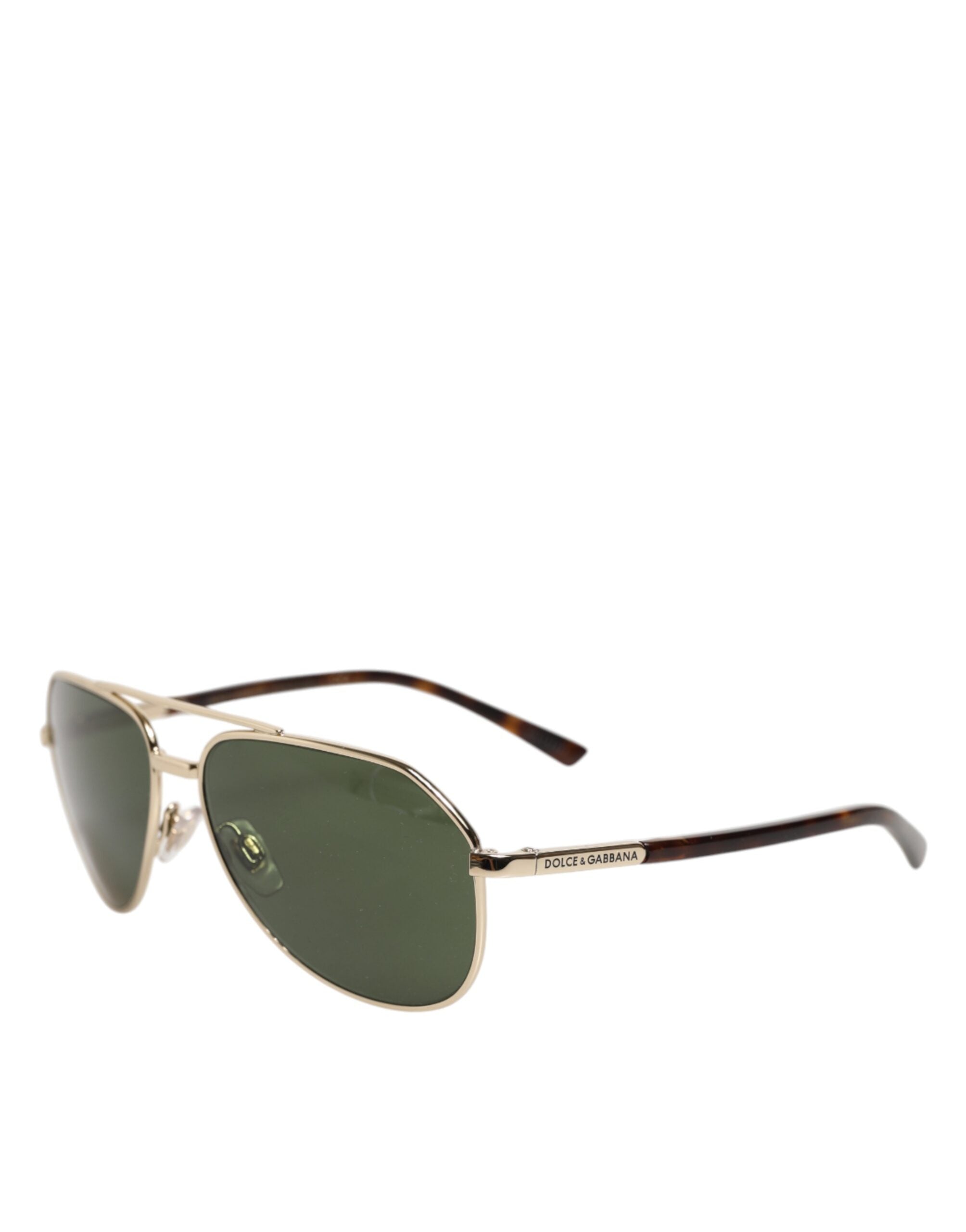 Dolce & Gabbana Dolce & Gabbana DG2125 Silver Frame Aviator Shades Eyewear Sunglasses Women's Children