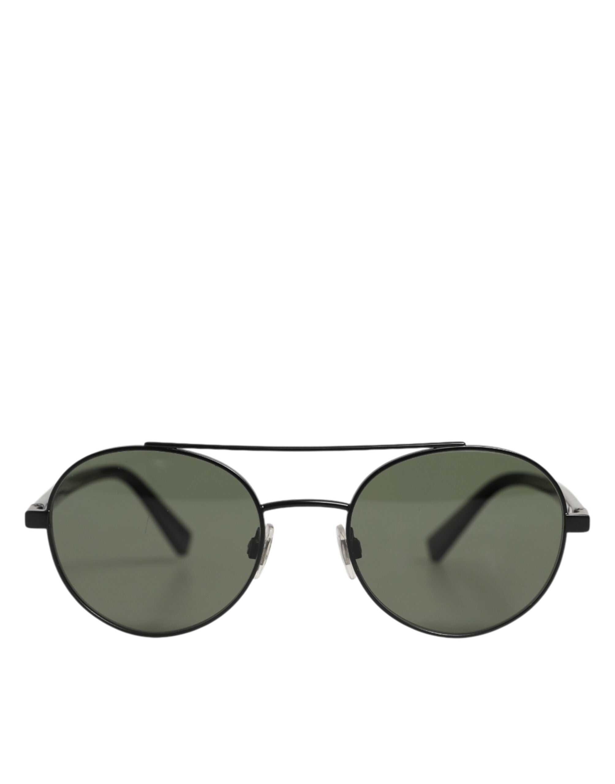 Dolce & Gabbana Dolce & Gabbana Matte Black Steel Frame Gray Lens Women's Sunglasses