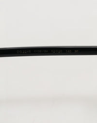 Dolce & Gabbana Dolce & Gabbana Matte Black Steel Frame Gray Lens Women's Sunglasses