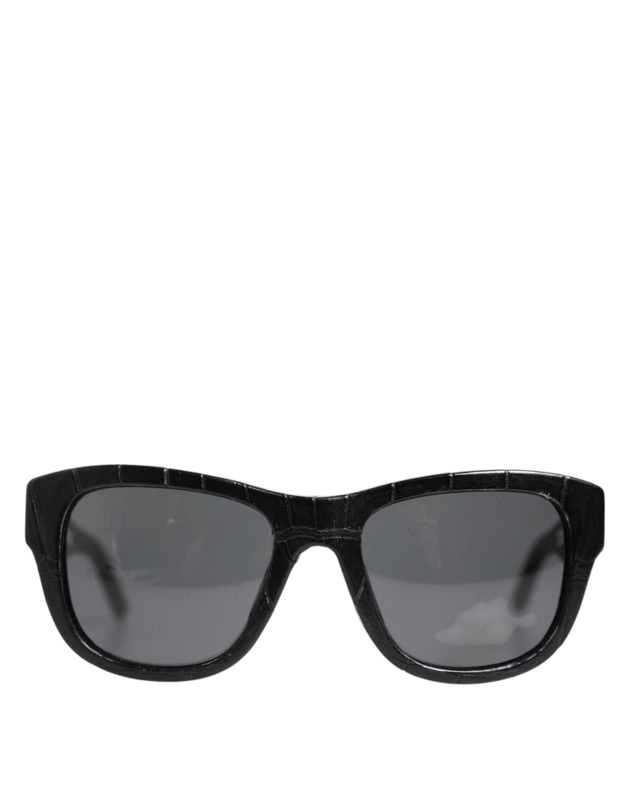 Dolce & Gabbana Dolce & Gabbana DG4177 Black Leather Frame Tinted Lens Women's Sunglasses