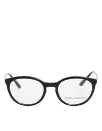 Dolce & Gabbana Dolce & Gabbana Black Acetate Cat Eye Frame EyeWomen's Reading Women's Glass