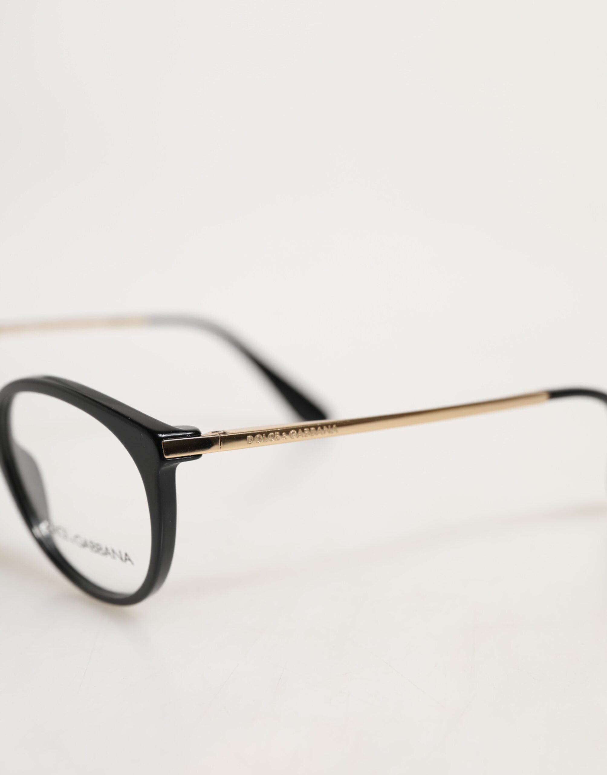 Dolce & Gabbana Dolce & Gabbana Black Acetate Cat Eye Frame EyeWomen's Reading Women's Glass