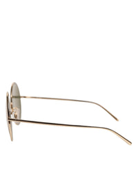 Dolce & Gabbana Dolce & Gabbana Gold Metal Round Shades Eyewear Women's Sunglasses