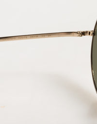 Dolce & Gabbana Dolce & Gabbana Gold Metal Round Shades Eyewear Women's Sunglasses