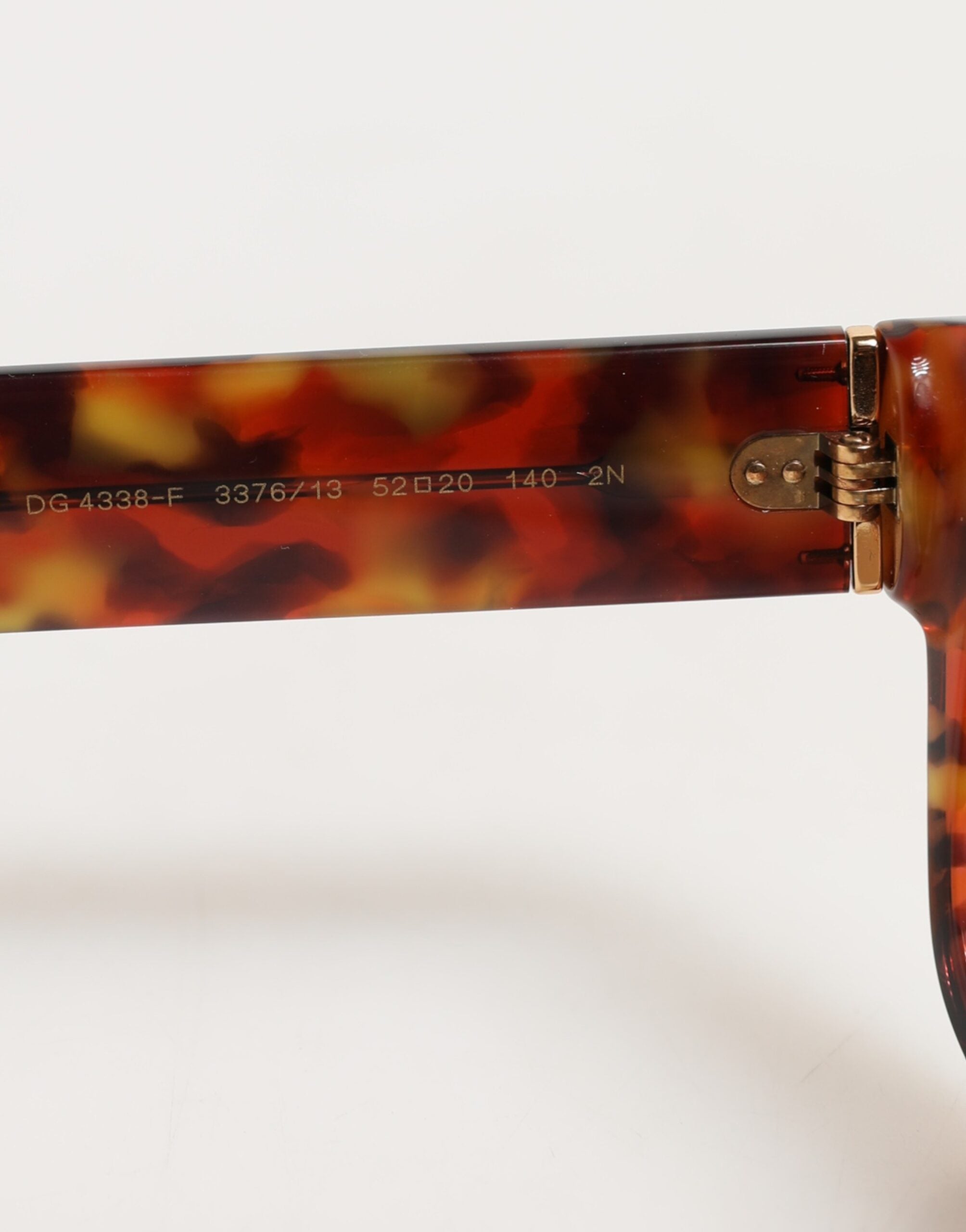 Dolce & Gabbana Dolce & Gabbana DG4338F Brown Havana Full Rim Round Lenses Women's Sunglasses