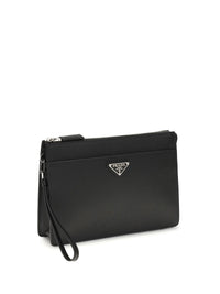 PRADA Prada Men Leather Pouch