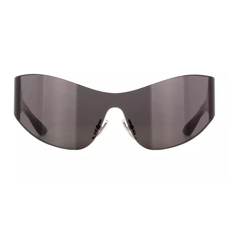 Balenciaga Sunglasses Shield Full Rim, Grey Frame and Grey Lens BB0257S001