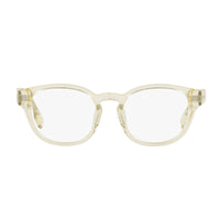 Burberry Eyeglasses Round Full Rim, Green Frame and Clear Demo Lenses Lens BE2382D3010