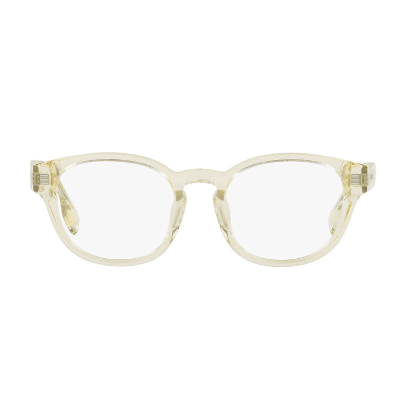 Burberry Eyeglasses Round Full Rim, Green Frame and Clear Demo Lenses Lens BE2382D3010