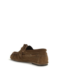SAINT LAURENT Saint Laurent Women Suede Loafers