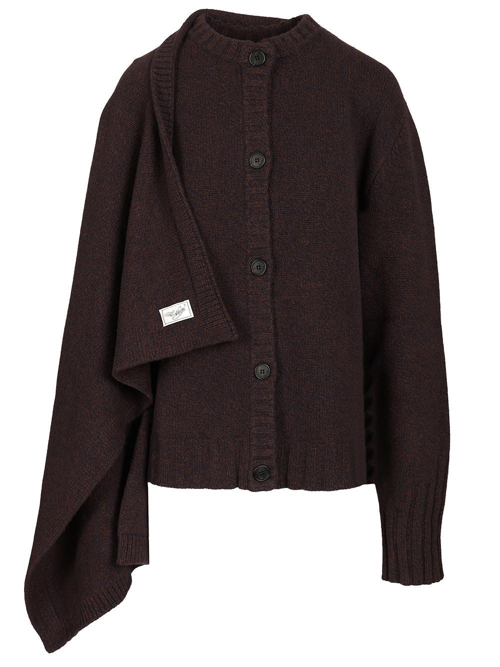 The Attico Women Cardigan With Draped Details