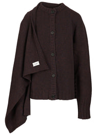 The Attico Women Cardigan With Draped Details