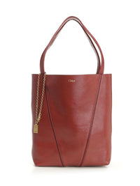 Chloe' Women Chloé Spin Large Hammered Leather Tote Bag