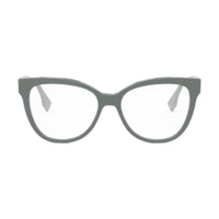 Fendi Fendi Eyeglasses Square Full Rim, Grey Frame and Clear Demo Lens Lens FE50093I020