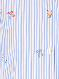 Etro Women Striped Jacquard Cotton Shirt