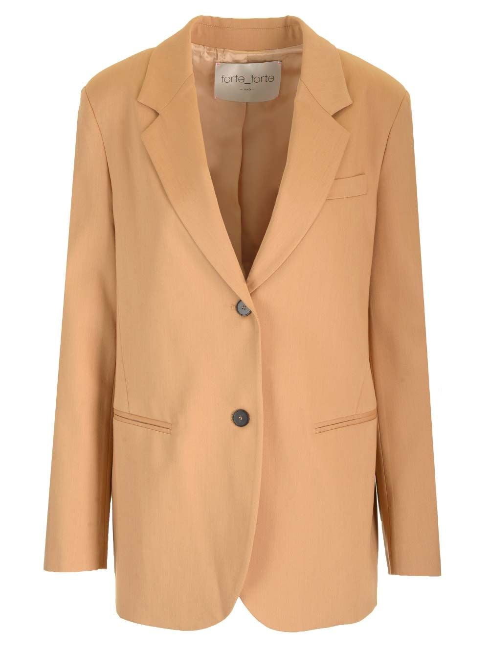 Forte_Forte Women Viscose Wool Chic Twill Jacket
