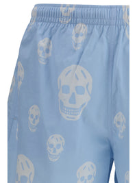 Alexander Mcqueen Men Skull-Print Swim Shorts
