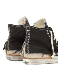 MAISON MARGIELA Maison Margiela Men High-Top Sneakers With A Distressed Effect