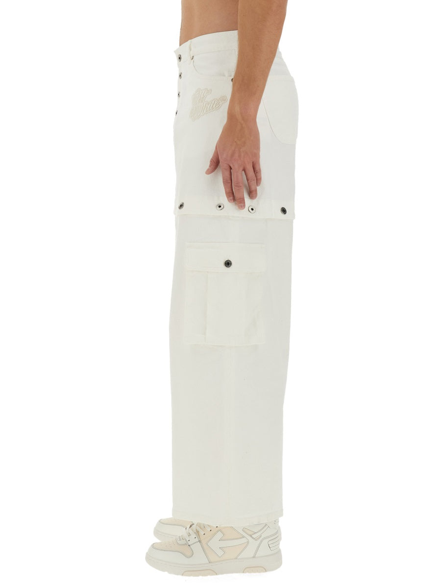 OFF-WHITE Off-White Men 90'S Super Baggy Jeans