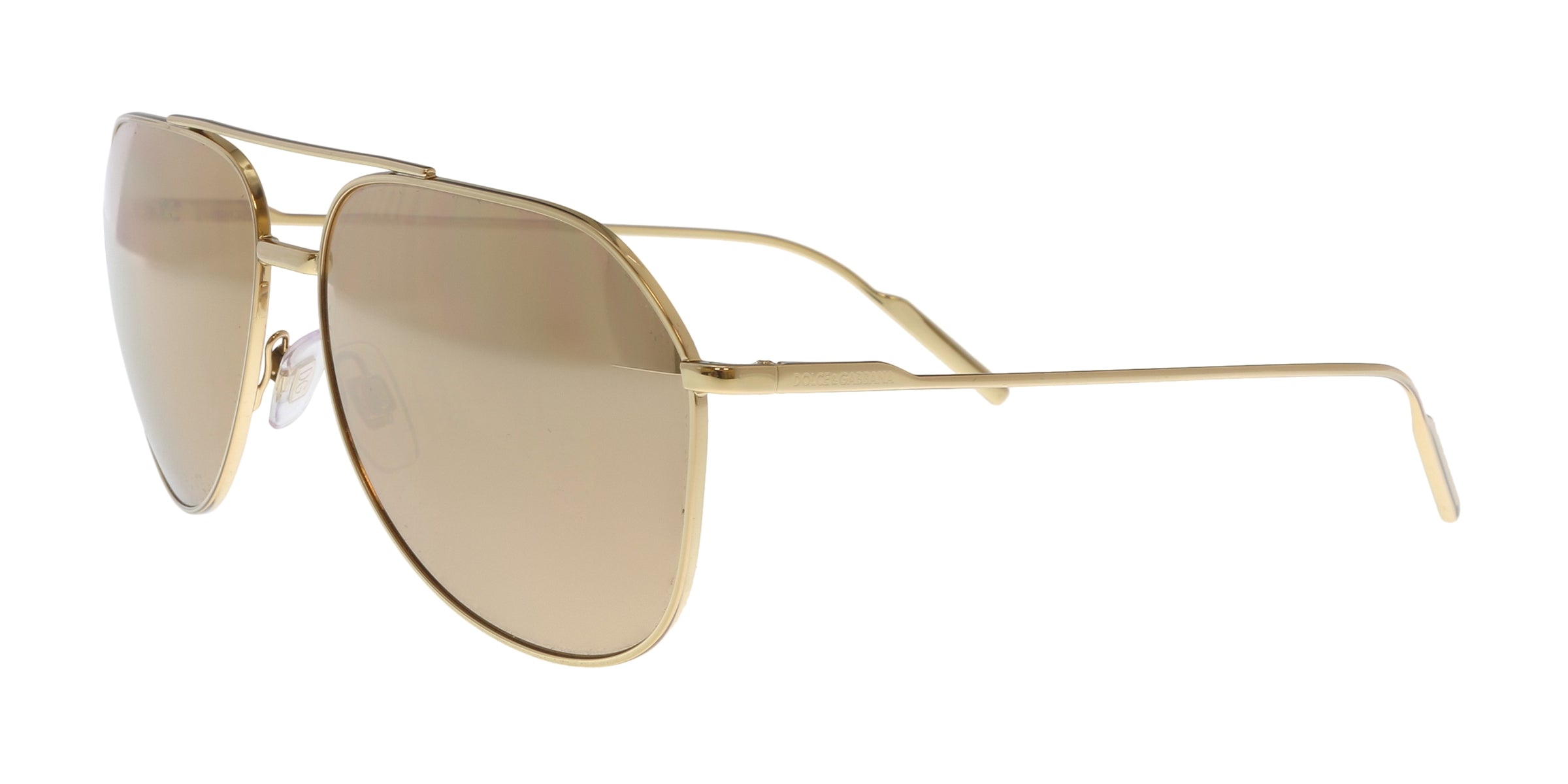 Dolce & Gabbana Gold Aviator DG2166 K02/F9 Sunglasses